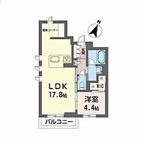 エクラージュ A0202 ｜ 熊本県熊本市北区武蔵ケ丘１丁目8-6（賃貸アパート1LDK・2階・50.53㎡） その2