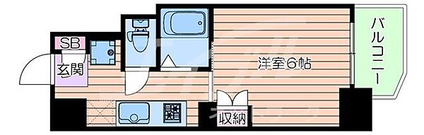 ル・パルトネール梅田北 ｜大阪府大阪市北区豊崎１丁目(賃貸マンション1K・3階・21.46㎡)の写真 その2