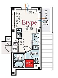 練馬区関町北5丁目マンション ワンルームの間取図画像