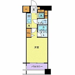 パレステュディオDOLCE本駒込 2階1Kの間取り
