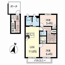 ラポール 0202 ｜ 京都府福知山市土師新町１丁目1-1（賃貸アパート2LDK・2階・65.30㎡） その2