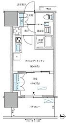 江東区大島4丁目マンション 1DKの間取図画像