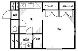 間取図画像 1DK