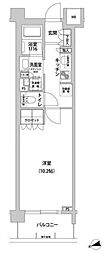 コンフォリア目黒青葉台 1Kの間取図画像
