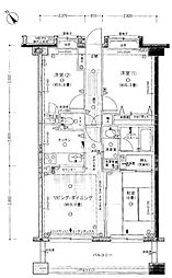 クリオ小田急相模原参番館 2階3LDKの間取り