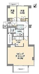 インプルーブ西早稲田 4階3LDKの間取り