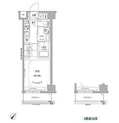 RELUXIA北赤羽 1階1Kの間取り
