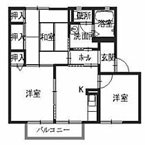 メイクタウンＡ，Ｂ A202 ｜ 京都府舞鶴市八反田南町61（賃貸アパート3K・2階・50.00㎡） その2