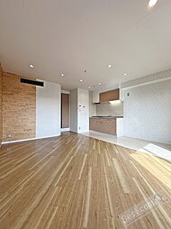 JR阪和線 信太山駅 徒歩3分の賃貸アパート 3階1LDKのリビング/ダイニング