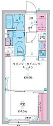 Genovia池袋 1LDKの間取図画像