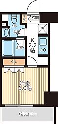 CityLuxTobe 1Kの間取図画像