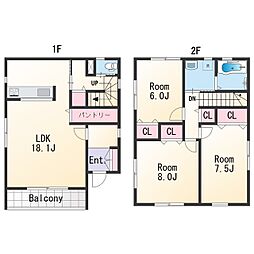 アレーズ宮　G 1階3LDKの間取り