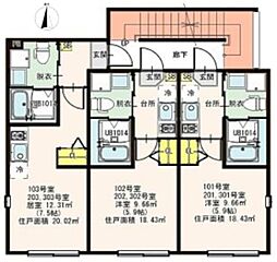 ハーモニーテラス北小岩XVI(16) 3階