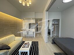 北大阪急行電鉄 緑地公園駅 徒歩2分の賃貸マンション 8階1LDKのリビング/ダイニング