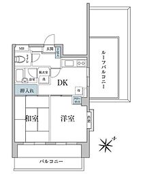 間取図画像 2DK