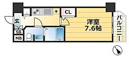 S・RESIDENCE神戸磯上通 1Kの間取図画像