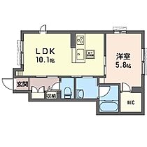 ウィステリア 00101 ｜ 千葉県習志野市津田沼５丁目4-3（賃貸アパート1LDK・1階・40.04㎡） その2