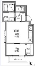 LAGOM 1LDKの間取図画像