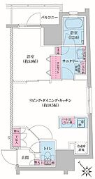 RESIDIA荻窪3 1LDKの間取図画像