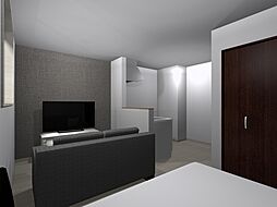 ドゥウェル信濃B棟 102 1階ワンルームのリビング/ダイニング