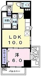 SASON 1LDKの間取図画像