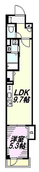 東京都八王子市日吉町(賃貸マンション1LDK・2階・38.77㎡)の写真 その2