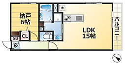 間取図画像 1LDK