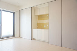 リブリ・ひゅーき 2階1Kのリビング/ダイニング