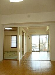 三越ゼームス坂マンション 516 5階2DKのリビング/ダイニング