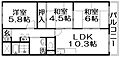 香里ケ丘2番館4階6.1万円
