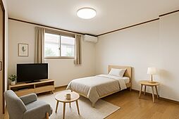 カーサフローラＡ 1階ワンルームのリビング/ダイニング