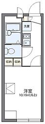 レオパレスエスペランサ常盤 1Kの間取図画像