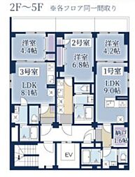 Maison Futaba 1LDKの間取図画像