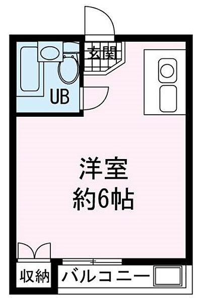 静岡県御殿場市萩原(賃貸マンション1K・2階・15.84㎡)の写真 その2