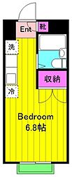 サンワードヨシザワ ワンルームの間取図画像