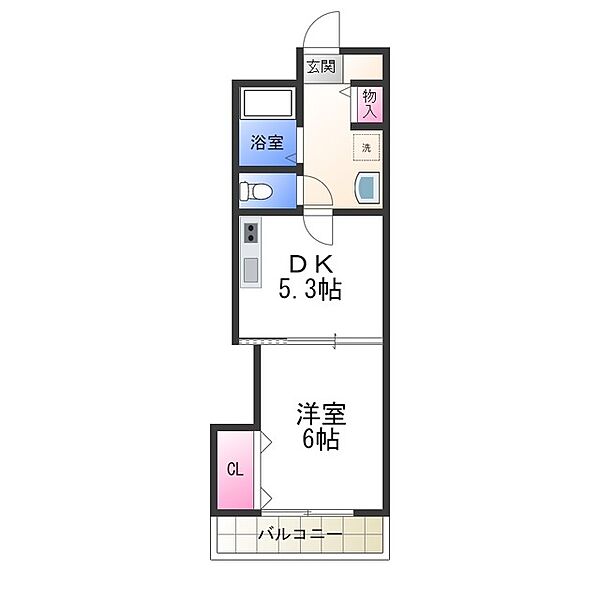 ハピネスII番館 ｜大阪府堺市北区大豆塚町２丁(賃貸アパート1DK・1階・29.81㎡)の写真 その2