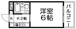 間取図画像 1K