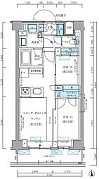 品川区東品川4丁目マンション 2LDKの間取図画像