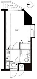 ライオンズマンション大山第6 1Kの間取図画像