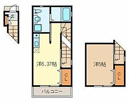 メゾンドソレイユ ワンルームの間取図画像