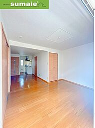 カーム松本B 1階2LDKのリビング/ダイニング