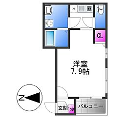 間取図画像 ワンルーム