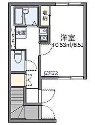 レオネクストＳｅｎｓｕｉIV 1階1Kの間取り