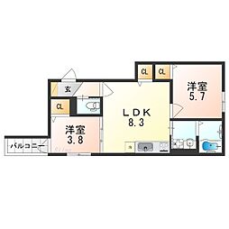 近鉄南大阪線 針中野駅 徒歩7分