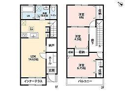 リーブルファイン坂戸浅羽野 1階3LDKの間取り