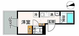 Ｍａｉｓｏｎ ｄｅ Ｇｉｎｚａ Ｅａｓｔ 5階ワンルームの間取り