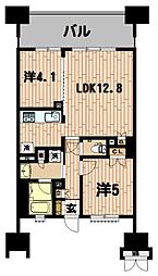 晴海テラス 2LDKの間取図画像