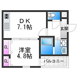 フジパレスあびこ駅北II番館 1階/-