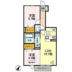 物件の間取り