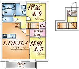 クローバー富士5号館 2階